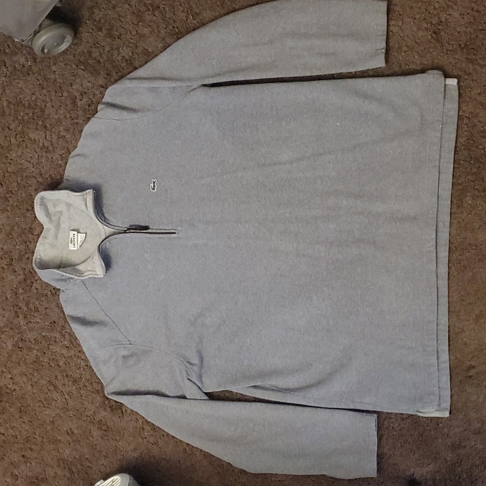 Lacoste men's vintage Quarter zip